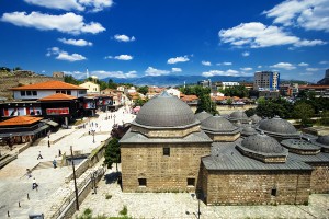 Historické centrum Skopje - hlavního města Makedonie